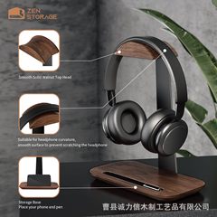 新品アイアン結合イヤホンホルダー携帯収納ベースペン収納スロット付ゲームルームヘッドホン収納ラック