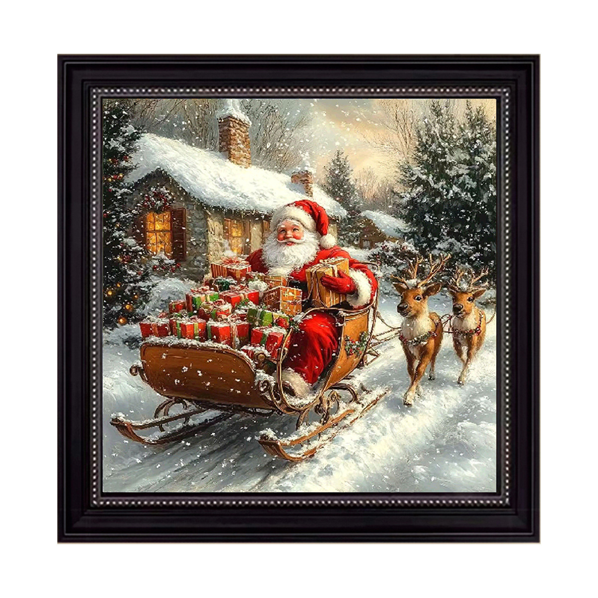 Navidad transfronteriza nueva cruz de Santa Claus regalos decoraciones de Navidad sala de estar dormitorio regalos pequeños