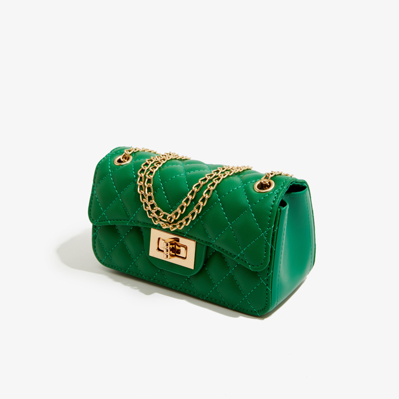 Women's Crossbody Small Square Bag In Pu Leather Fashion Handbag_voghion.com