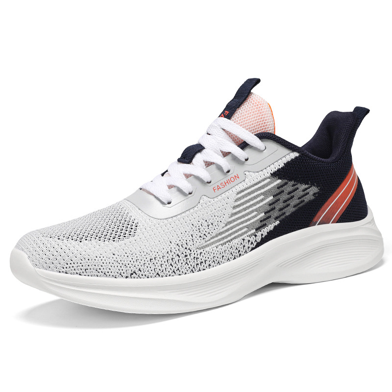Zapatos de moda de primavera para hombres, zapatos de correr suaves, zapatos casuales de tamaño grande, zapatos de hombre transfronterizos