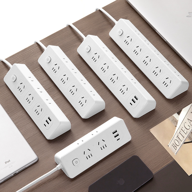 Cattle Department Household Socket Desktop Plug-in Board Multi-hole Multi-function Plug-in USB Office Patch Board Drag Board