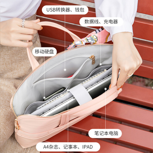The handbag is suitable for Lenovo Xiaoxin Huawei 14 Xiaomi Apple 13.3 computer bag 15.6 inch air13 inner sleeve bag