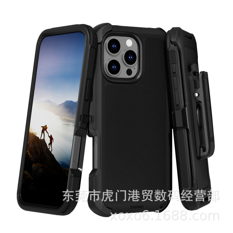 iPhone16 Pro Maxに適した新しい耐衝撃電話ケースApple 16 Proアーマーケース落下防止電話ケース|undefined