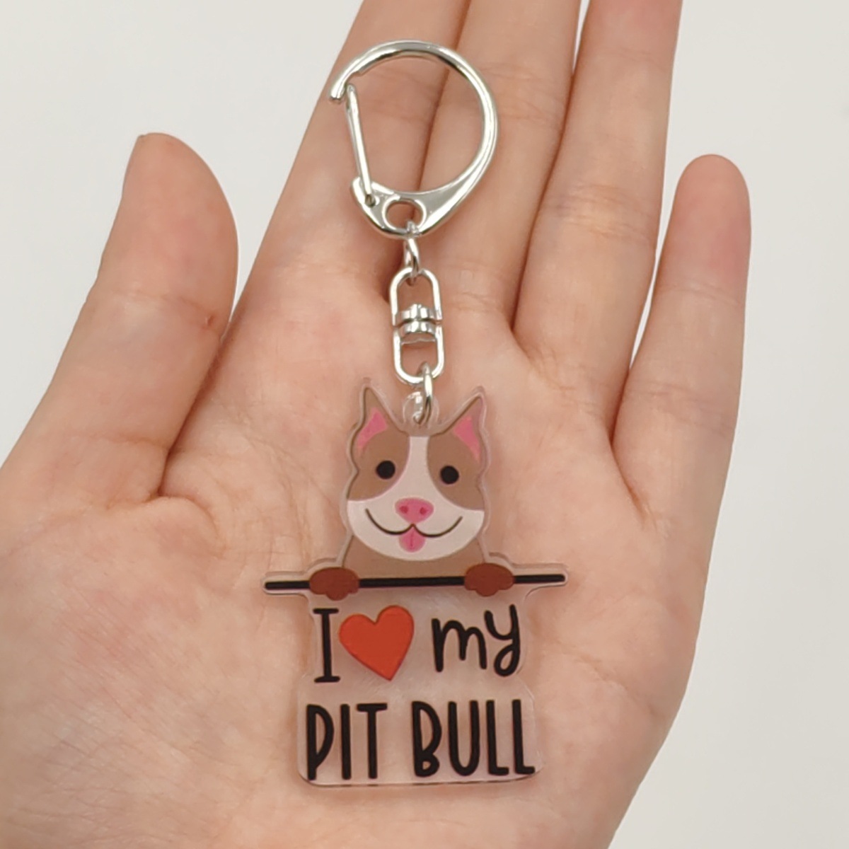 13g Weight Keychain Classification 1 Piece Quantity Holiday, Banquet, Travel Occasion Acrylic Material Letter, Dog Pattern Unisex Gender Ethnic Style, Simple Style Style Ethnic Style Simple Style Letter Dog Arylic Unisex Keychain 5