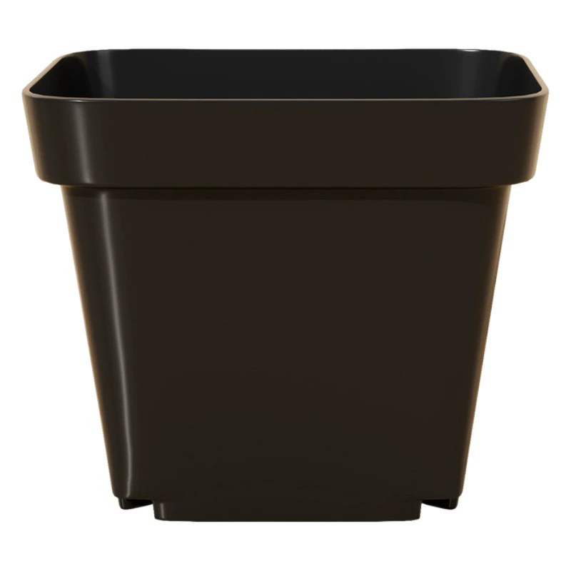 Оптовый утолщенный маленький квадратный горшок рассада суккулентный цветочный горшок черный пластиковый саженец завод прямые поставки садоводство простой маленький черный квадрат