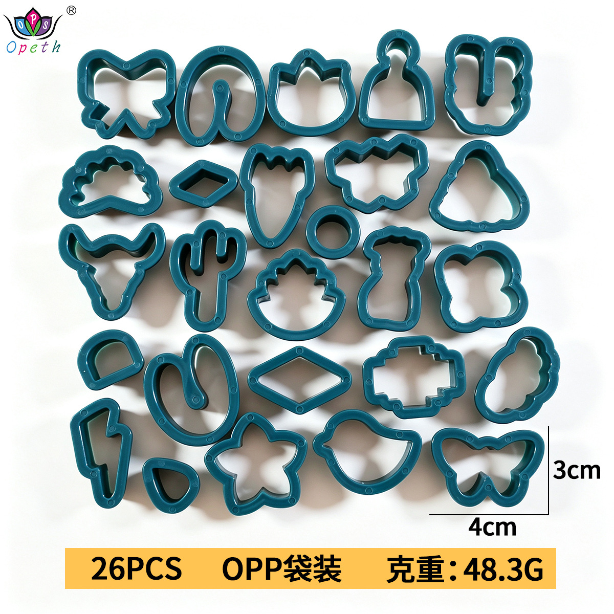 Juego de Moldes para Plastilina Set de 21 Piezas Plástico DIY para Niños image 24