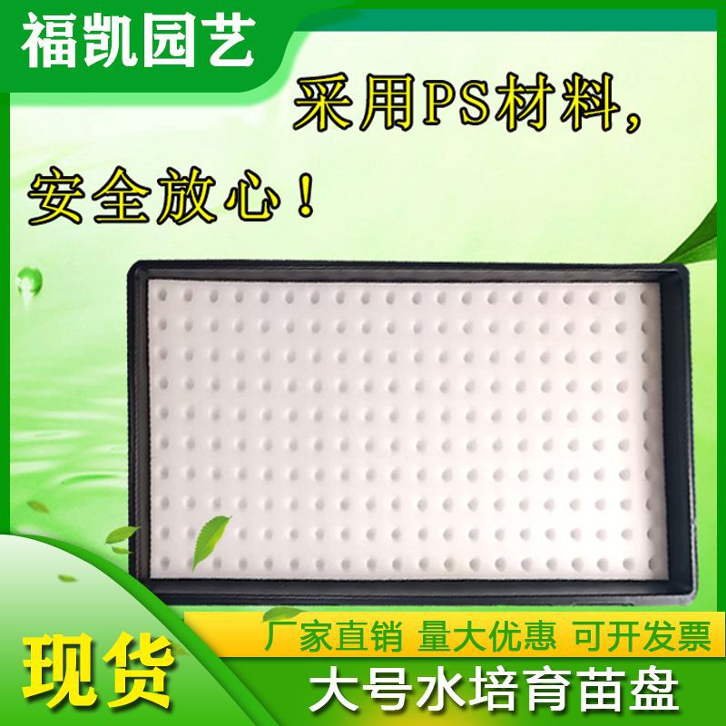 Compre uno gratis bandeja de cultivo de plántulas negras bandeja doméstica profundizar la hidroponía de plántulas cultivadas sin suelo esponja de agujero redondo de vegetales de hoja
