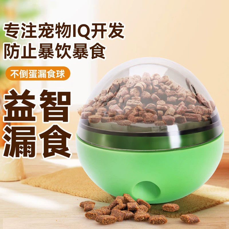 Развивающие игрушки для домашних животных Трансграничное наполнение и утечка Машина для еды Интерактивный качающийся стакан для дрессировки собак в одиночку IQ Dog Toy