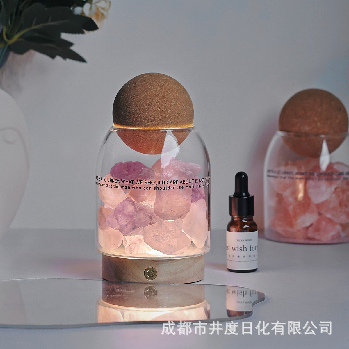 香薰精油扩香石家用室内无火熏香晶石香薰摆件香薰石卧室香氛礼物