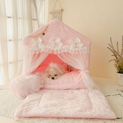 四季の新型犬小屋はペットの巣を分解して洗うことができます。