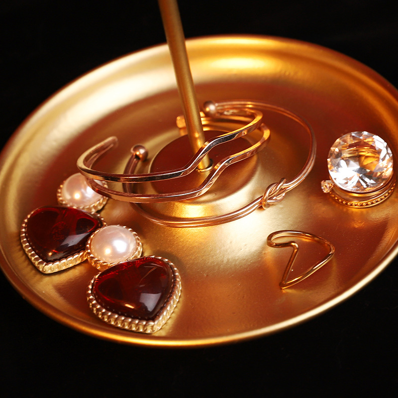 창조적 인 다기능 메이크업 거울 목걸이 팔찌 펜던트 랙 보석 디스플레이 촬영 소품