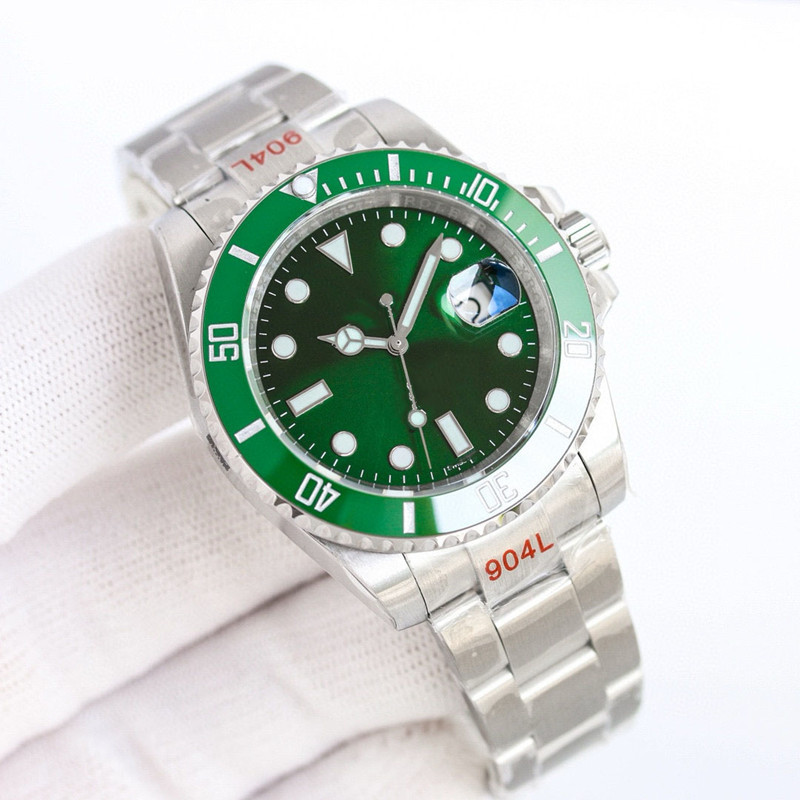 Water Ghost Watch Men's Green Water Ghost Series Watch Fully Automatic Mechanical Men's Watch Steel Band N Factory Watch Submariner Log