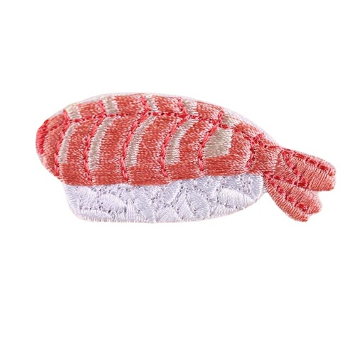 Yixiu embroidery cloth stickers computer embroidery stamps exquisite DIY sushi hot dog shrimp rice clothes decoration patch stickers