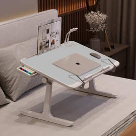床上小桌宿舍寝室学习桌电脑支架飘窗坐地懒人桌车载折叠桌