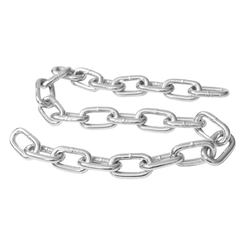 Производители оцинкованной цепи Железная цепь Горячая оцинкованная анкерная цепь Подвесная цепь из нержавеющей стали цепи Рыболовная сеть Железная цепь