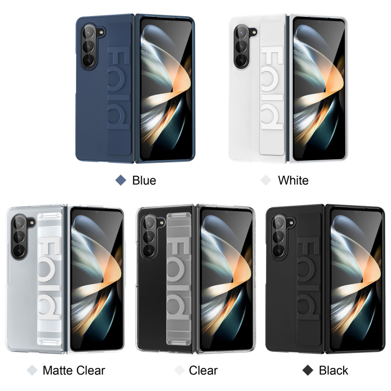 Samsung zfold7 携帯電話ケース、弾性リストバンド、一体型フリップ折りたたみスクリーン Fold6/4 落下防止保護カバーに適しています。|undefined