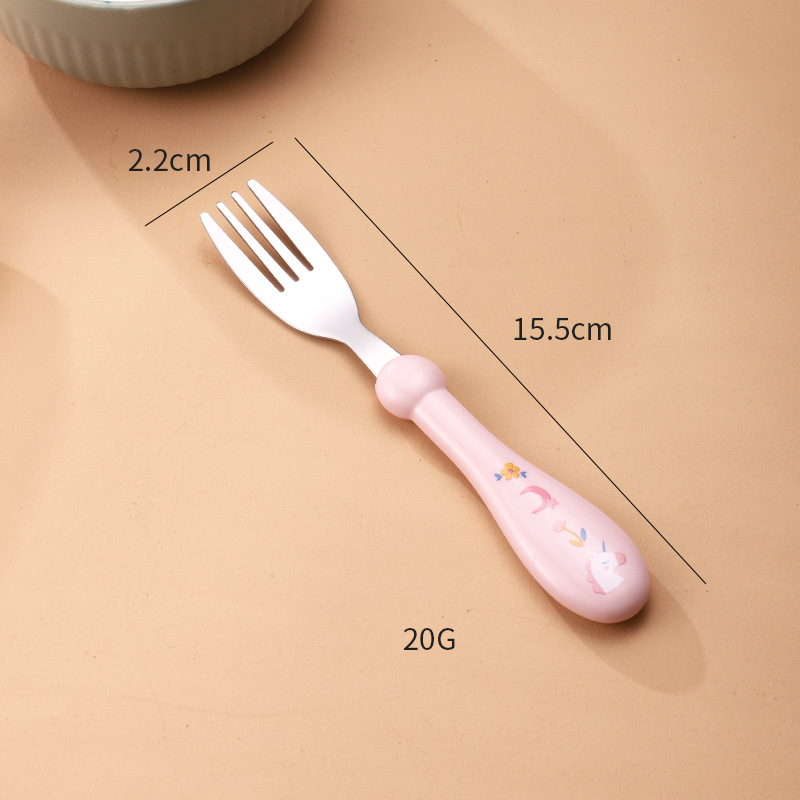 Round shank fork pink