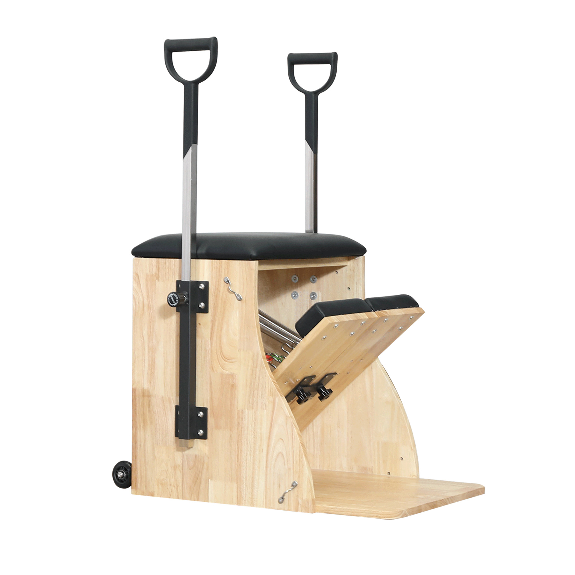 Fabricante de entrenador de pilates de barril de escalera, tipo de cama de núcleo de pilates de barril de escalera hueco, set de cinco piezas