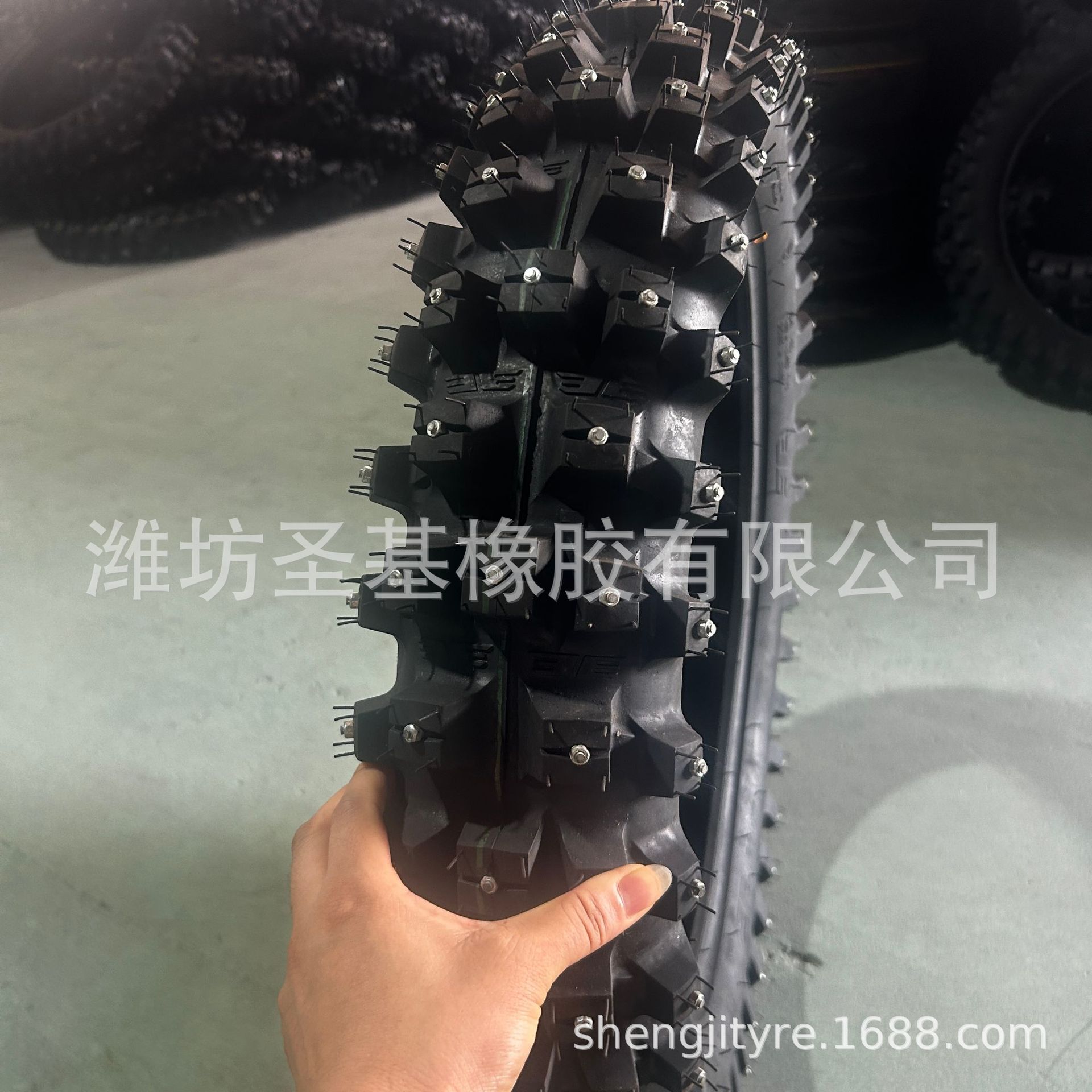 Snow tires, winter tires, studded tires, motorcycle off-road tires, factory wholesale, 120/90-18, anti-slip