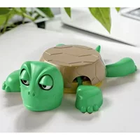 Популярная Douyin игрушка-стресс: черепаха-коастер для воды, литьё под давлением, цвета желтый панцирь или коричневый