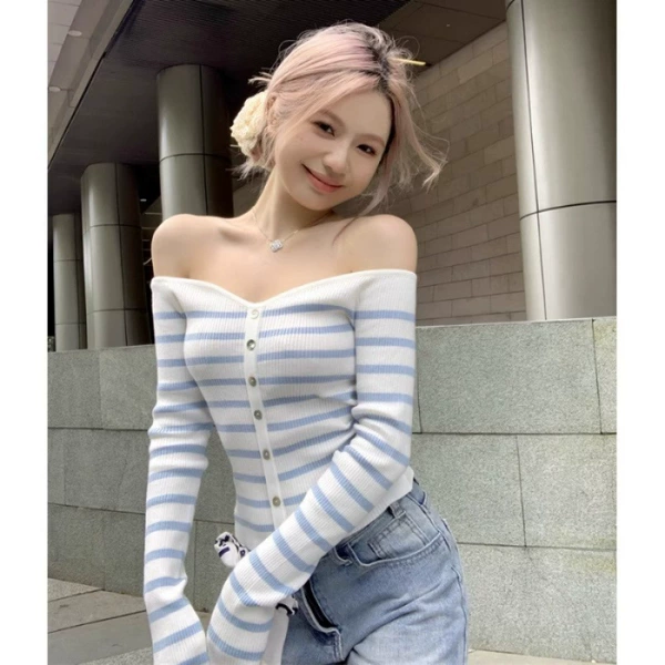 Blue -white strip