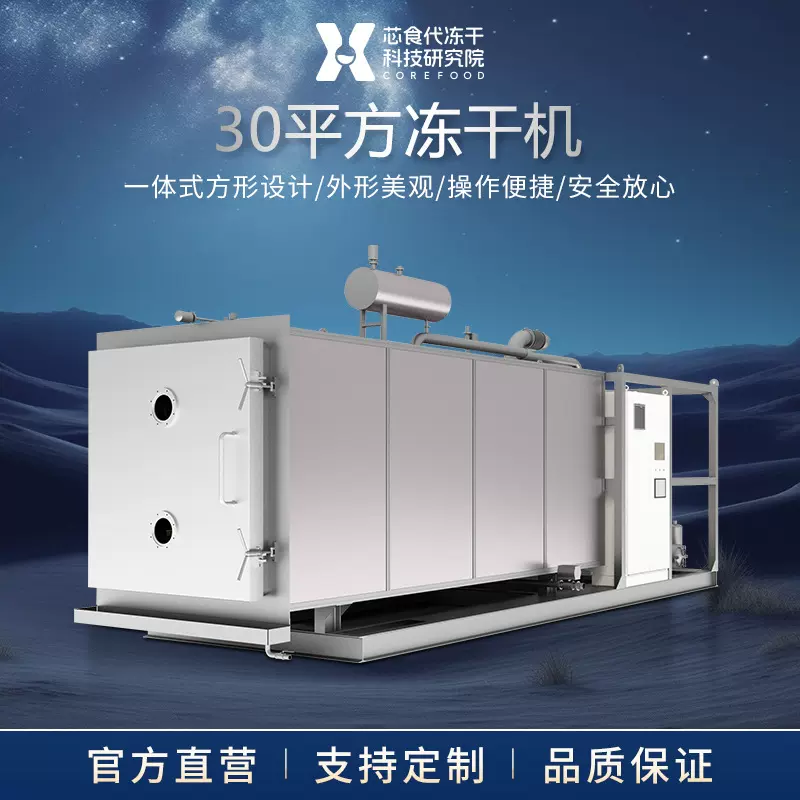 果蔬脆加工设备全自动冻干机器低温脱水冻干冷冻干燥机多功能真空