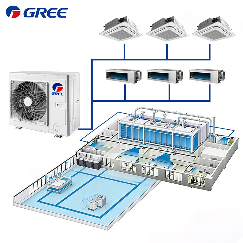 Factory Direct Supply of Gree Multi-Split Commercial Central Air Conditioning Systems Factory Direct Supply of Gree Multi-Split Commercial Central Air Conditioning Systems