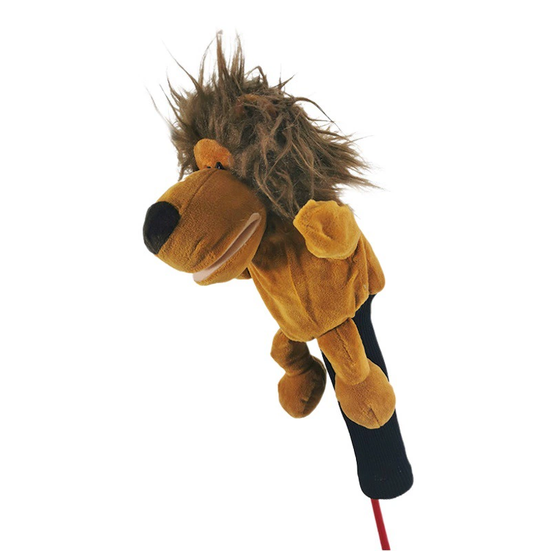 Гольф мульти-животных гольф-клуб крышка № 1 деревянная крышка клуба крышка мультфильм милый Лев клуб защита головы клуб крышка