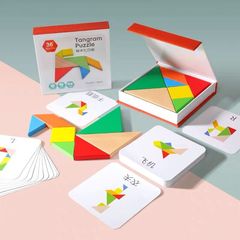 Kids' Brain Development Jigsaw Puzzles Shape Recognition Preschool Wooden Toys for First Graders