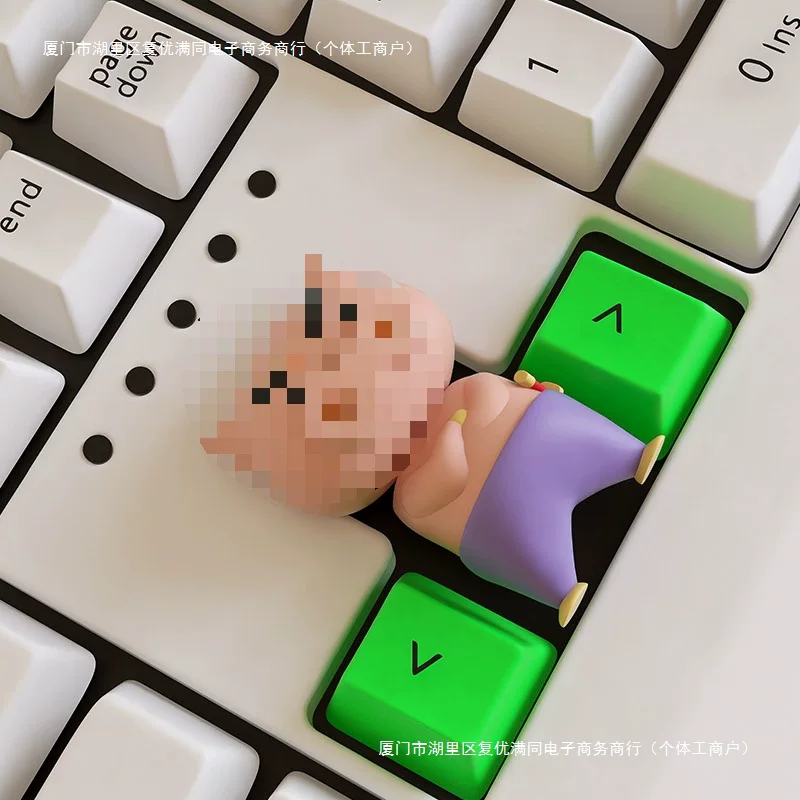Three dimensional mechanical creative keyboard, cute decorations