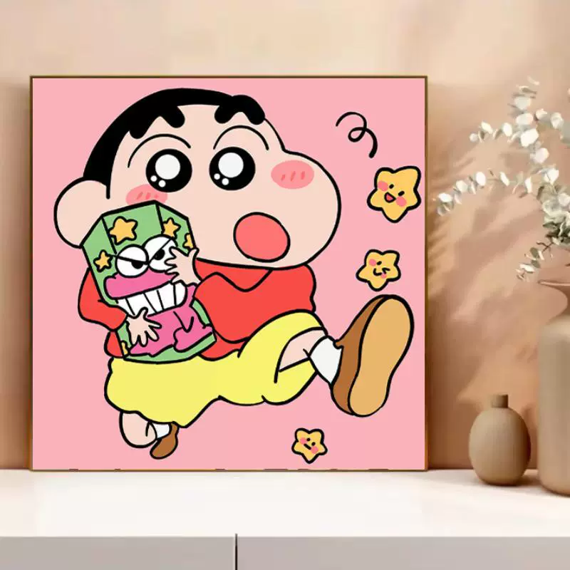 Digital cartoon crayons, children's coloring book, DIY, new collection