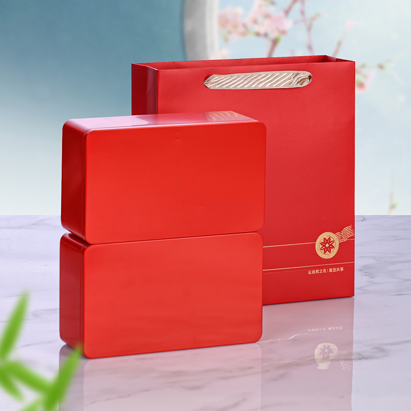 高端伴手礼铁盒袋泡茶茶叶包装盒红茶绿茶白茶肉桂大红袍礼盒空盒