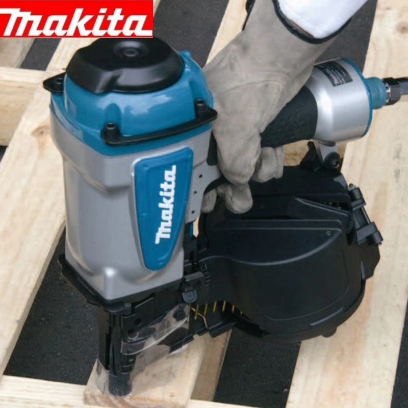 Makita牧田AN760原装进口气动卷钉枪装修木工射钉蚊钉枪