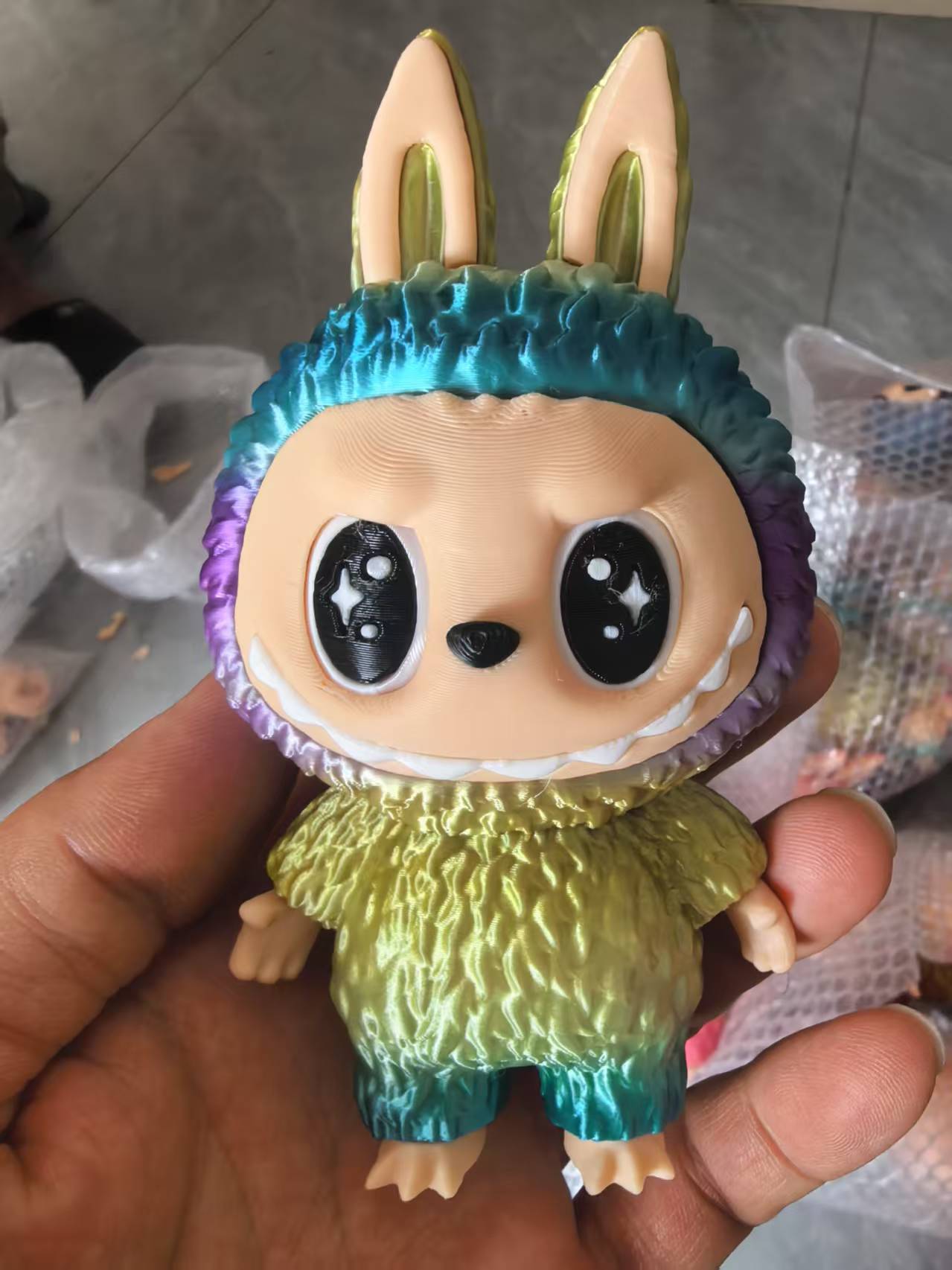 노란색 보라색 파란색