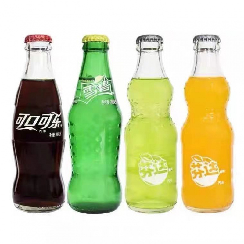*瓶可口可乐经典怀旧玻璃瓶夏季清凉解暑碳酸汽泡饮料|undefined