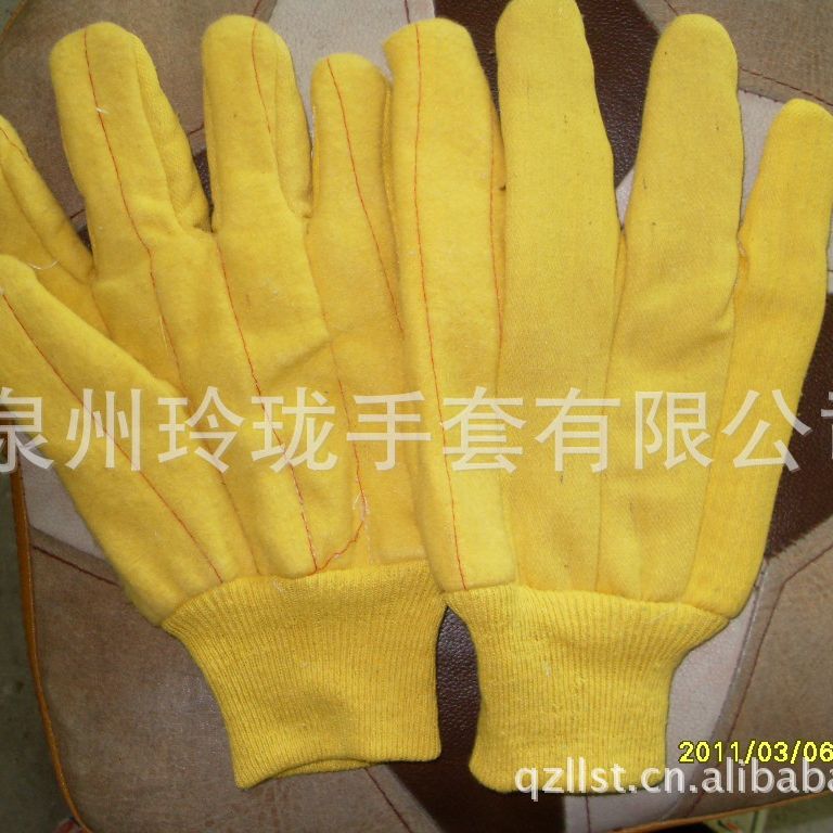 厂家LD02 双层加厚手套 劳保工作手套 劳保隔热手套