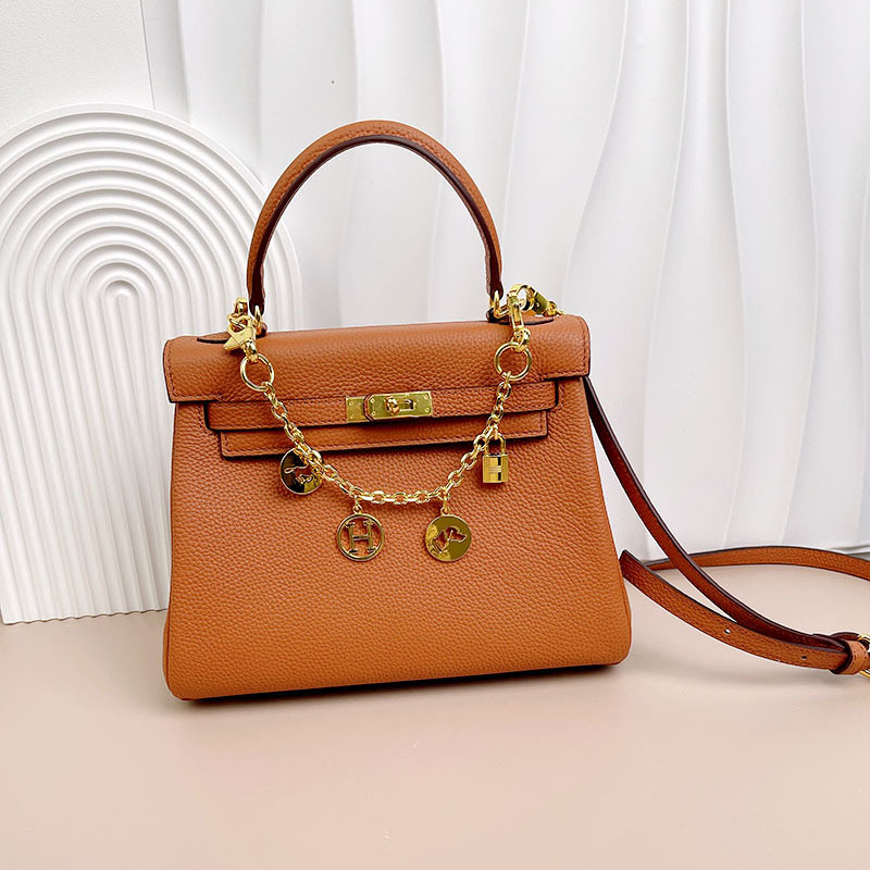 Adecuado para bolsos Kelly de la serie H, accesorios de cadena de nariz de cerdo, correa de hombro para bolso cruzado, accesorio de compra individual, hecho a mano.