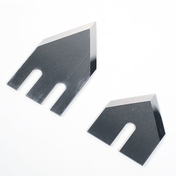 Manufacturer Customized Carbide Tungsten Steel Special-Shaped Triangular Blade Cutting Machine Laminating Machine Cutting Blade Perforation Positioning