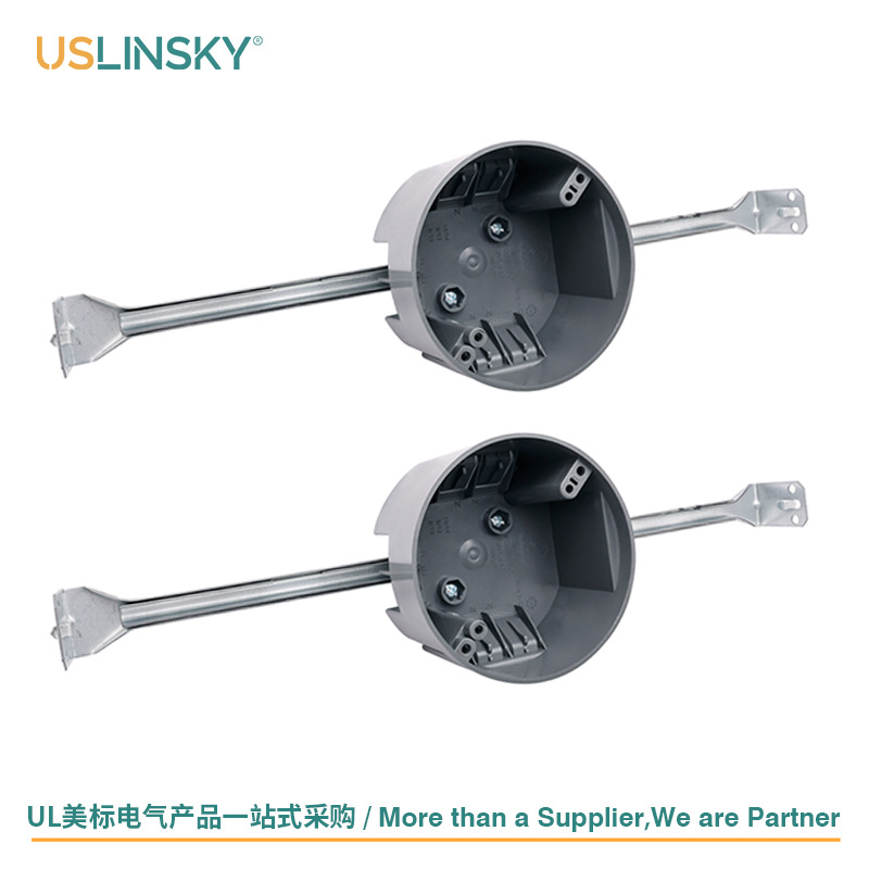 USLINSKY灵天 美标ETL认证 APB06N接线盒 PPO PVC家用电气塑料盒