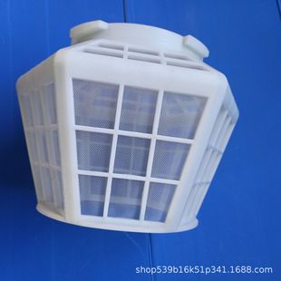 PP Open Open Drum-shaped 80-mesh Diamond Steel Micro-powder Electrochemical Plated Acid and Alkali Corrosion Resistant Hexagonal Mesh Basket Cage Frame Groove
