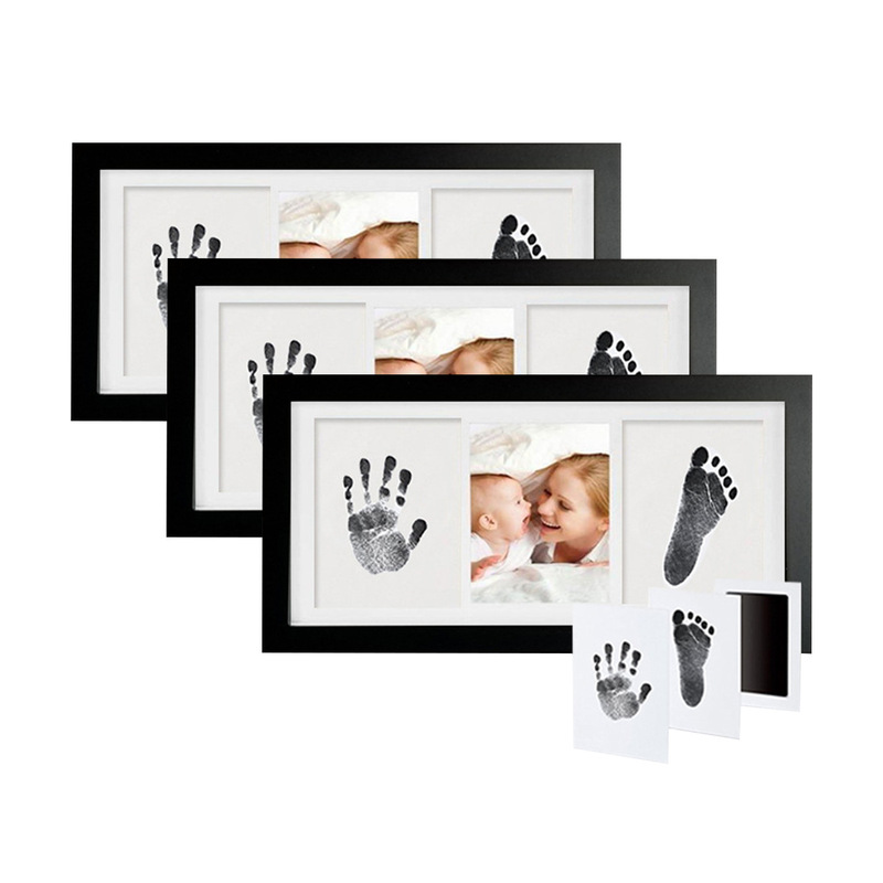 Baby's First Birthday and Full Month Gift DIY Hand and Foot Print Commemorative Photo Frame Pet Cat and Dog Paw Print Ink Pad Photo Frame Baby's First Birthday and Full Month Gift DIY Hand and Foot Print Commemorative Photo Frame Pet Cat and Dog Paw Print Ink Pad Photo Frame