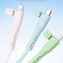 硅胶充电线保护套数据线接口防折断套 通用手机充电器护线套 批发