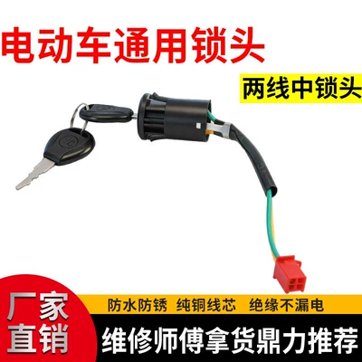 【Pack of 10】Electric Vehicle Ignition Helmet lock - premium-second-line-middle-head-lock-10-pieces