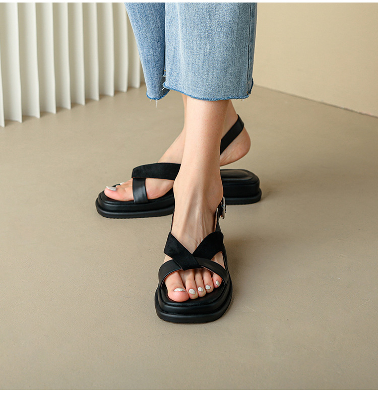 Open Toes Flatforms