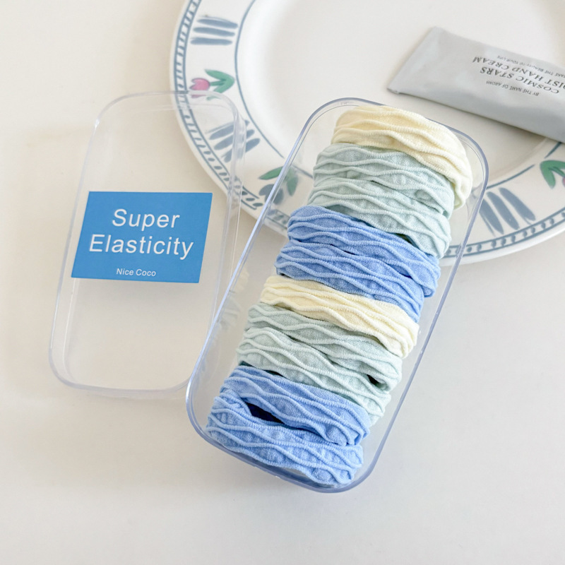 Correa curry para mujeres cuerdas de cabeza de cola de caballo alta anillo de cabello duradero verano 2025 nuevo cabello de alta elasticidad para adultos