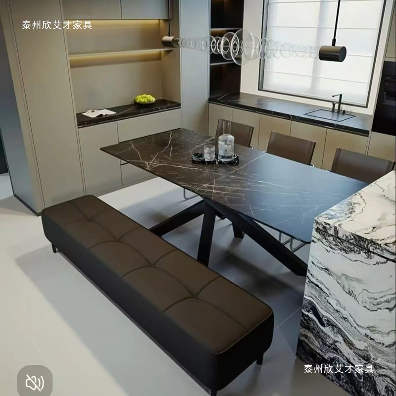 轻奢现代简约餐凳长条凳床边卧室床尾凳入户门口换鞋凳沙发凳脚踏|undefined