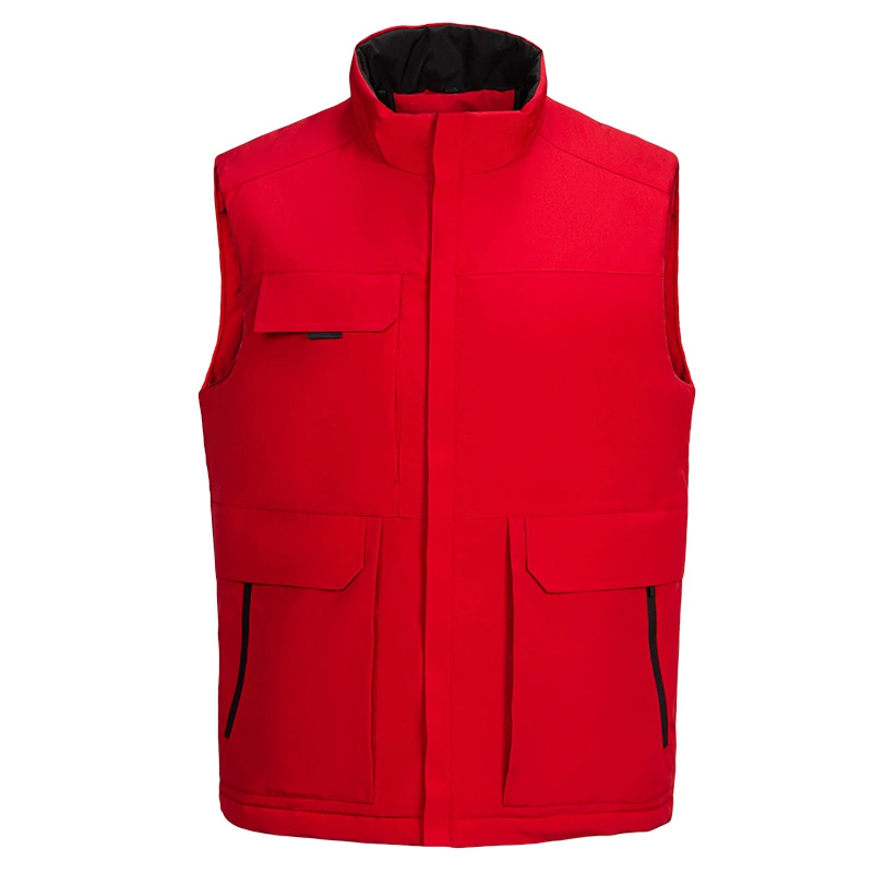 Demi-season keep warm vest for work, custom-made
