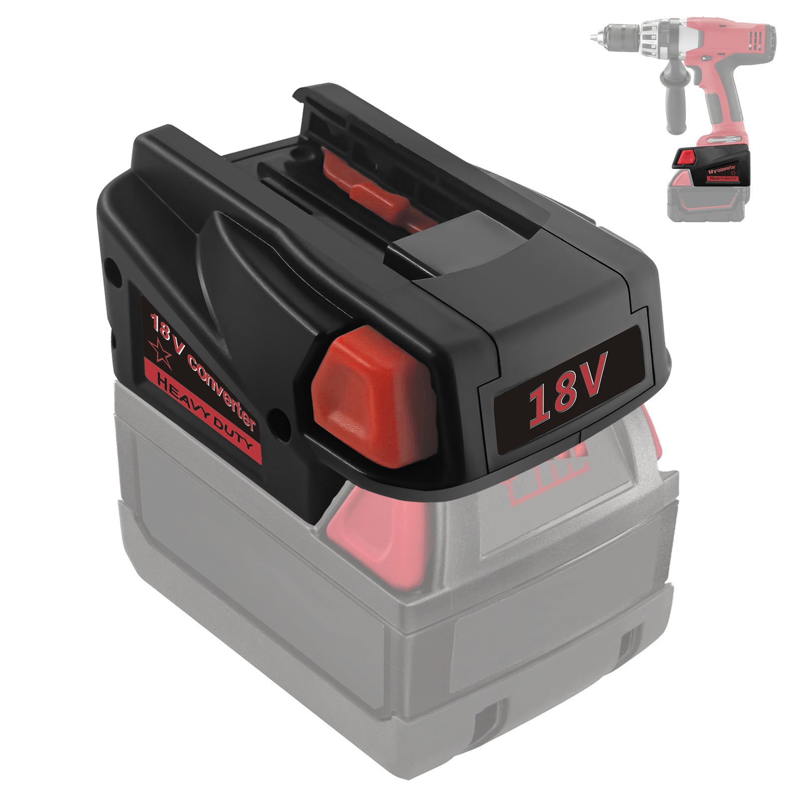 Adaptador de batería de cabello directo del fabricante es compatible con Dewei Mutian MiWatch 100 convertidores de baterías rotativas mutuas image 31