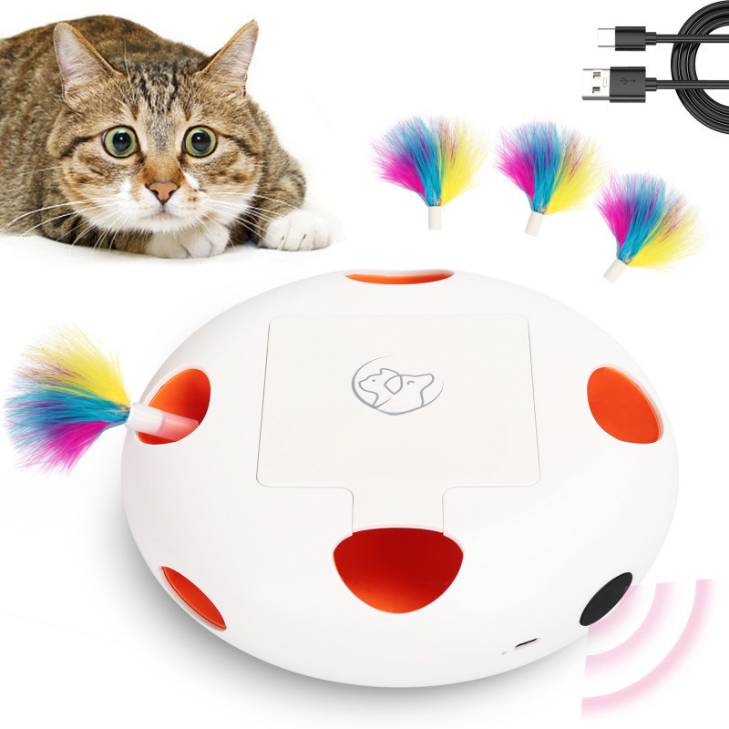 电动智能猫玩具自嗨解闷神器猫咪用品自动逗猫棒高级批发包邮代发|undefined
