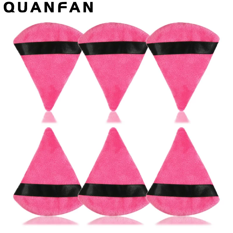 Triangle, loose powder for contouring, cosmetic sponge
